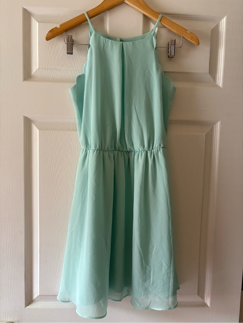 Iz Byer Scalloped detail Party Dress